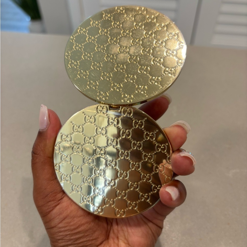 Gucci Parfums Gold Compact Double Sides Mirror